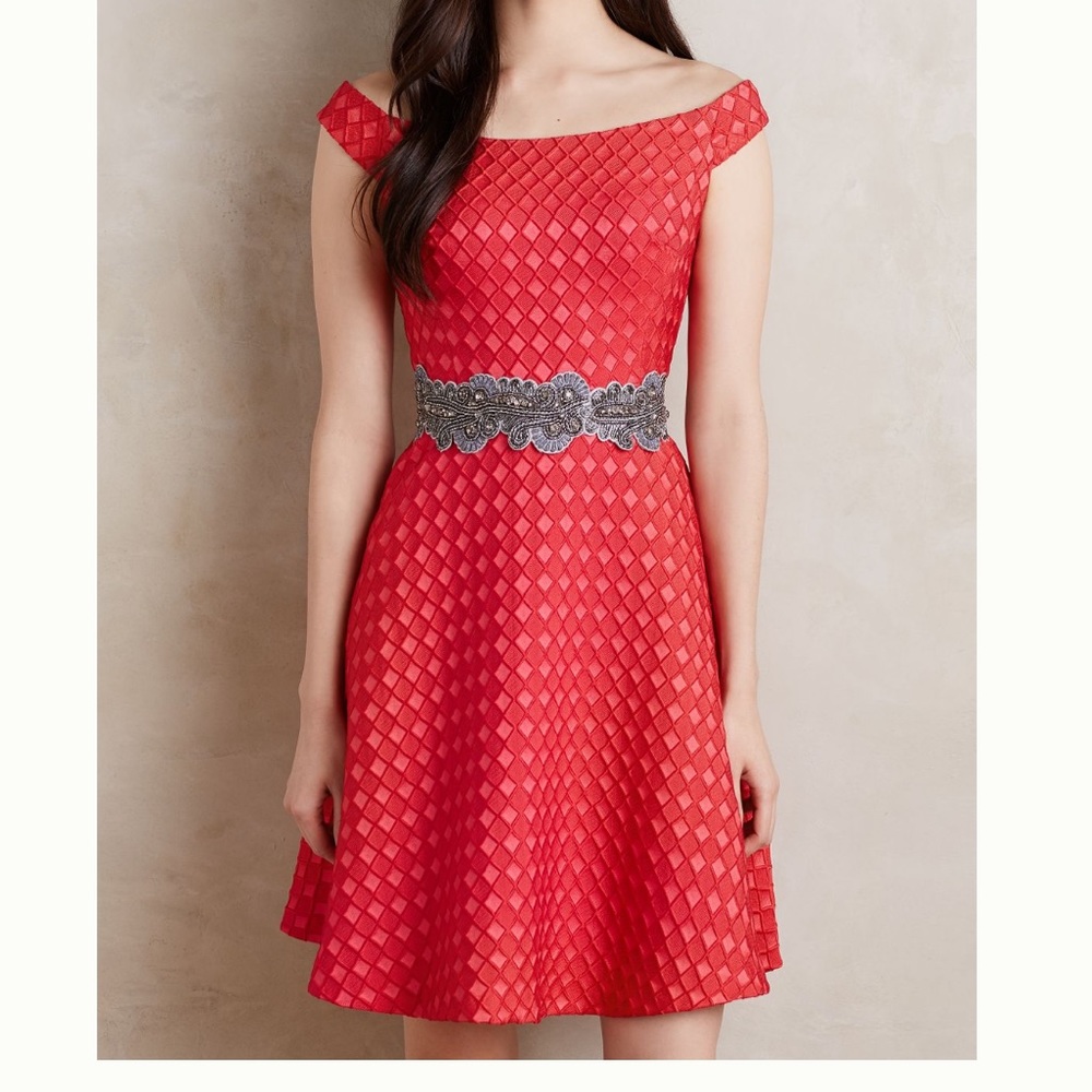 Anthropologie Moulinette Soeurs Minette dress. Red